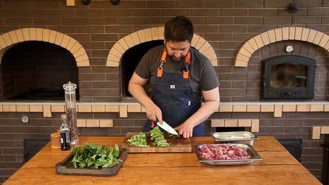 Мясо жареное с черемшой. Самый весенний рецепт.