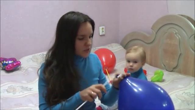Шарик - фонарик. Уютный осенний вечер с нами, надуваем шарики, шалим