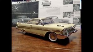 Diecast model: 1958 Plymouth Fury 1/18 by MotorMax
