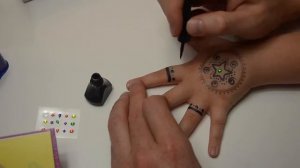 Детские татуировки, набор для временных татуировок. Делаем временную татуировку