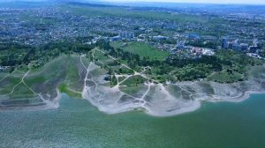 Симферопольское водохранилище наполняется водой. Съемка произведена 04 05 2021