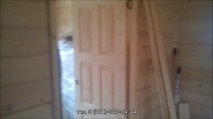 Дом из бруса 6х8 в полтора этажа
