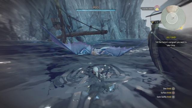 Witcher 3. Looting underwater for quick cash смотреть онлайн