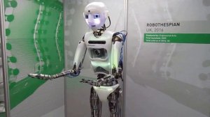 RoboThespian robot in the science museum, London