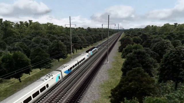 Train Simulator Classic / New York Penn to Philadelphia 30th Street / Amtrak Acela Express 2103 смотреть онлайн