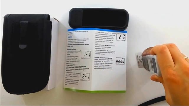 Калибровка толщиномера ET 110