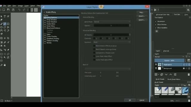 Krita Tutorial | How to Make easy Outine Effect | Beginner friendly Digital Art Tutorial
