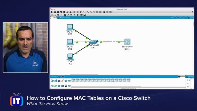 How to Configure MAC tables on a Cisco Switch via Packet Tracer смотреть онлайн