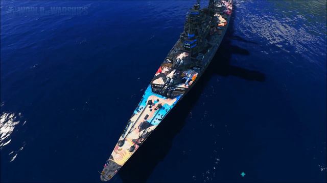 World of Warships - Amagi Japanese Battleship Tier VIII - Skin смотреть онлайн