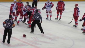 Hockey fight. Murshak vs Kraskovsky