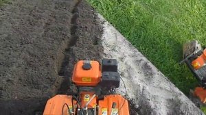 Как пахать огород фрезами,готовим почву под посадку картошки!!!