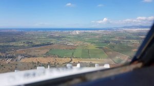 B737-800 Cockpit view - Approach and landing in sunny Palma de Mallorca