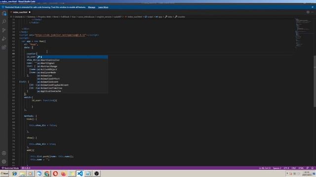 Getting started with Vue.js