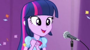 Девочки из Эквестрии Радужный рок "Был у нас лишь день всё устроить"