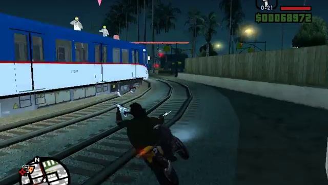 gta saнандрес с модами часть 14 в поезд # 2 смотреть онлайн