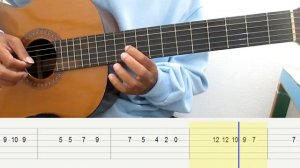 Right Here Waiting Guitar Tutorial One String (Richard Marx) Guitar Tabs Single String Guitar Lesso