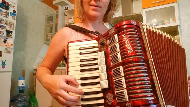 Зацвели саратовские вишни,разбор на аккордеоне смотреть онлайн