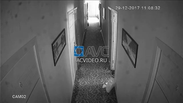 Камера видеонаблюдения в гостинице, камера AVC-9101 (рабочий процесс #2) смотреть онлайн