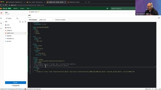 Create a Release using .gitlab-ci.yml Part 1 смотреть онлайн