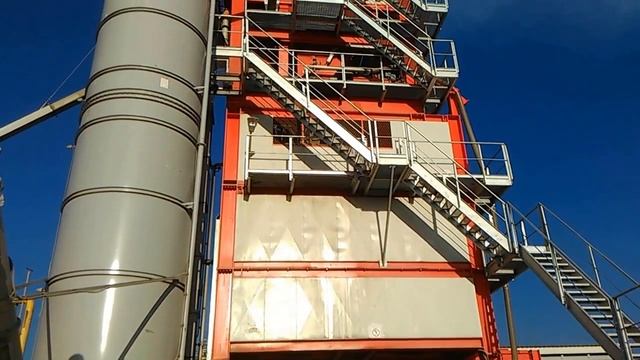Рукавный фильтр и смесительня башня АБЗ D&G Machinery.