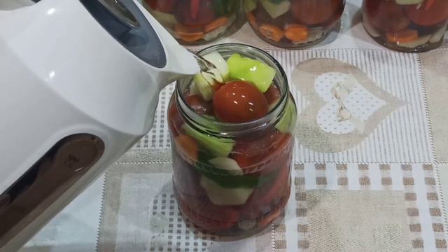 Консервация из остатков овощей осенью. РЕЦЕПТ!