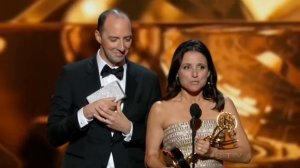 Julia Louis Dreyfus  wins an Emmy for Veep 2013