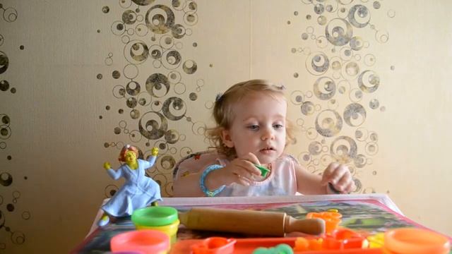 Лепим животных Видео для детей Play Doh dog, butterfly, flower, snail, a teddy bear Play-Doh