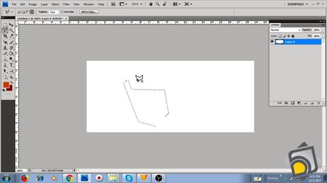 Adobe Photoshop 7.0, CS4, CC tutorial for beginners - Part 2 - Use of Lasso Tool смотреть онлайн