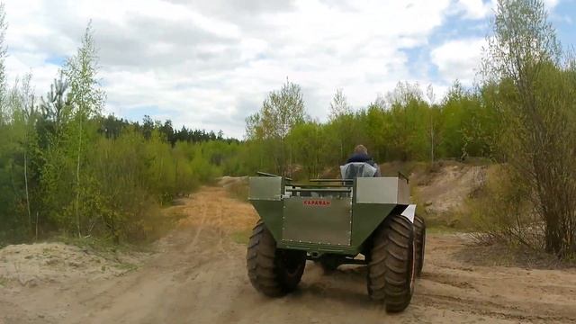 Катаемся на вездеходе Караван по Эндуро-стадиону смотреть онлайн