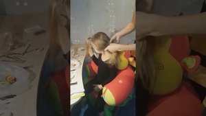 Прически для гимнасток. Практичная прическа. Как сделать пучок. Прическа для танцев.