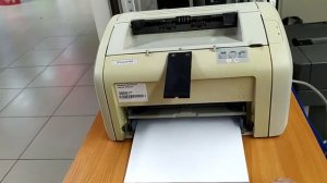 Тест принтера HP LaserJet 1018/3