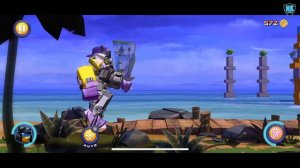 Angry Birds Transformers - Preview Of New Character Menasor - Max Level With Accessories