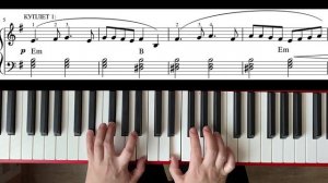 КАТЮША на пианино как играть?