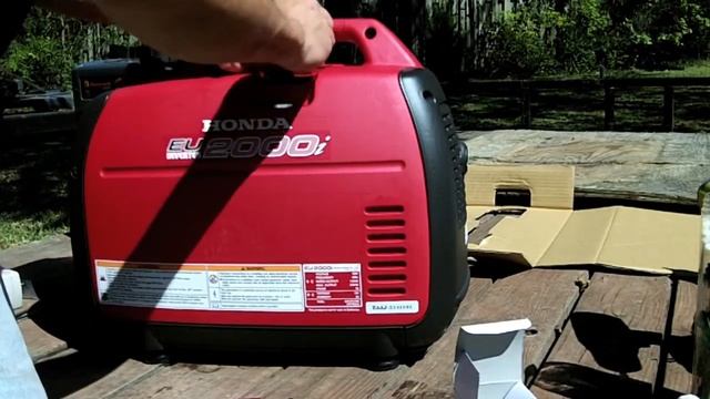 Honda EU2000I generator hour meter installation and review.mov