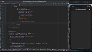 Telegram bot в кармане, на Flutter!
