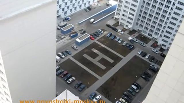 ЖК Аэробус 10 секция 25 этаж двор (с балкона).wmv смотреть онлайн