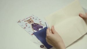 Набор для изготовления текстильной игрушки "Котик Алеша", "Кот яхтсмен", ТМ "Цветница"