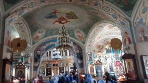 воскресная служба в храме преображения Господне.село Порецкое.Владимиро-Суздальское княжество