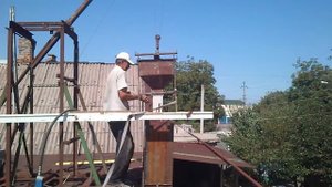 Бетонирование колонн. Заливка бетонной колонны 2800 мм