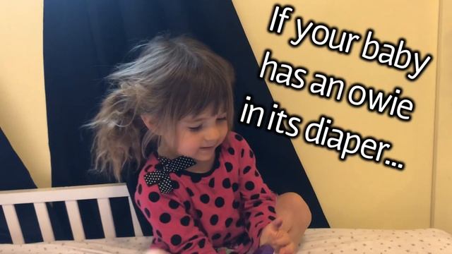 Little Miss E - How to change a diaper