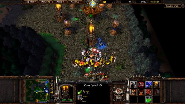 Warcraft III: TFT - (CUSTOM) 567 - Survival Chaos - Chaos - Pit lord vzal roha смотреть онлайн