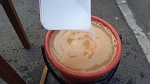 Осенняя обработка сада. Железный купорос + карбамид.