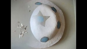 Папье-маше "Летающая тарелка"