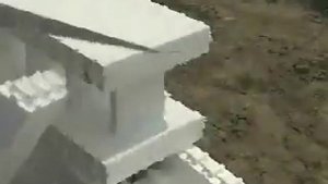 Армирование пенополистирольных блоков Теплый дом