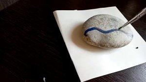 Как раскрасить камень красками