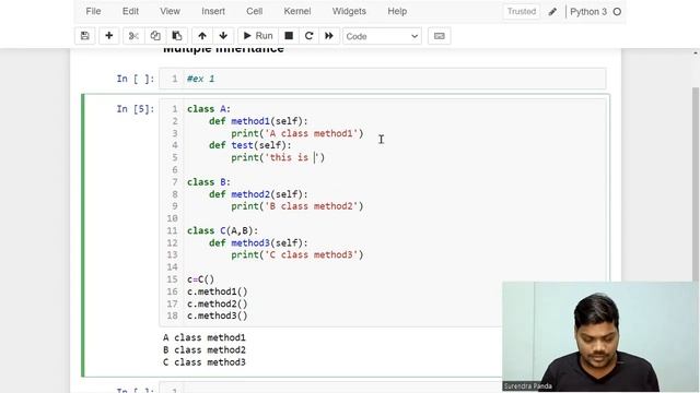 ?♂️ Multiple Inheritance in Python | Python By Surendra смотреть онлайн