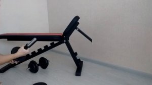 Можно купить в sportlim.ru - скамья для жима и разборные гантели