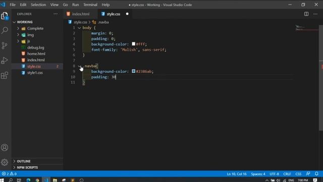 How to make shrink navbar on scroll using bootstrap | Sticky Navbar ...