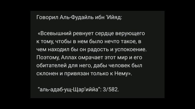 Всевышний ревнует сердце верующего. смотреть онлайн