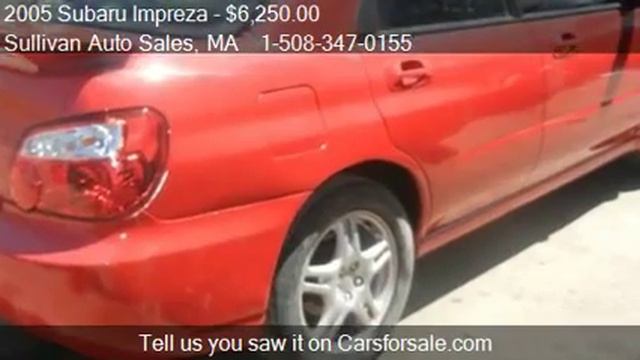 2005 Subaru Impreza 2.5 RS - for sale in Sturbridge, MA 0156 смотреть онлайн